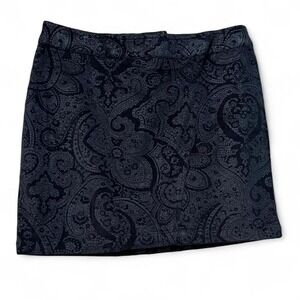 Y2K Express‎ Black Paisley Mini Skirt